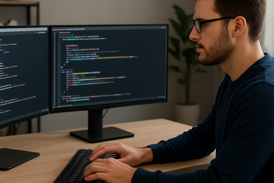 Software Developer Careers Earning Over $100k Annually illustration