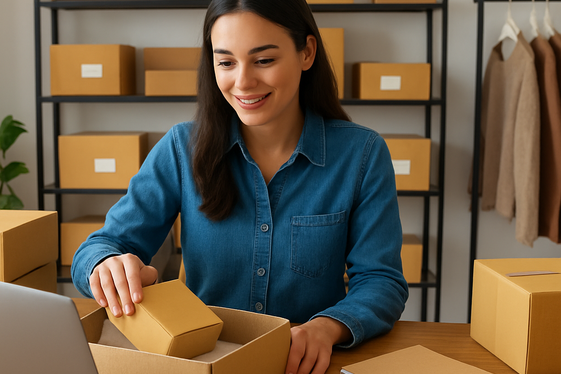 E-commerce Store Owners Generating Six-Figure Revenues illustration