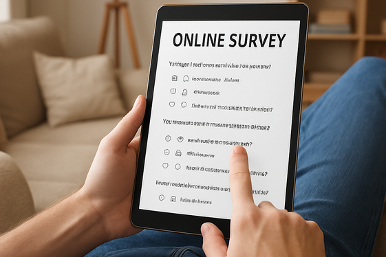 Online Survey and Market Research Participations illustration