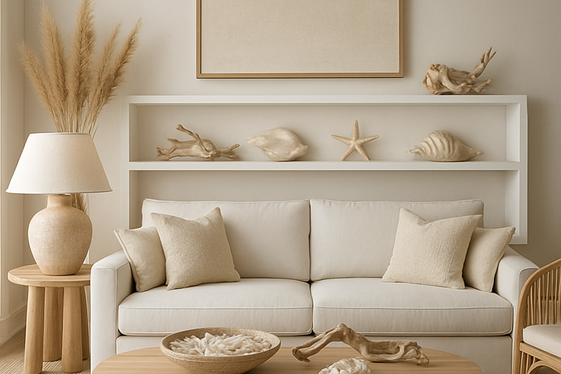 Incorporating Driftwood and Shell Accents Tactfully illustration