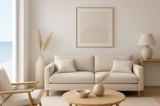 Minimalist Coastal Furnishings for Clutter-Free Spaces illustration