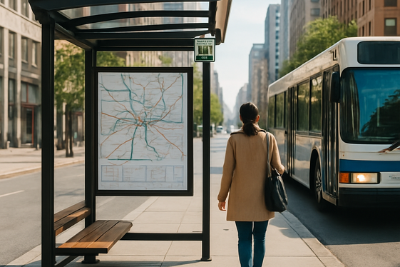 Embrace Public Transportation and Walk Whenever Possible illustration