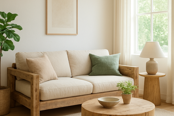 Going Green with Sustainable Sofa Materials illustration