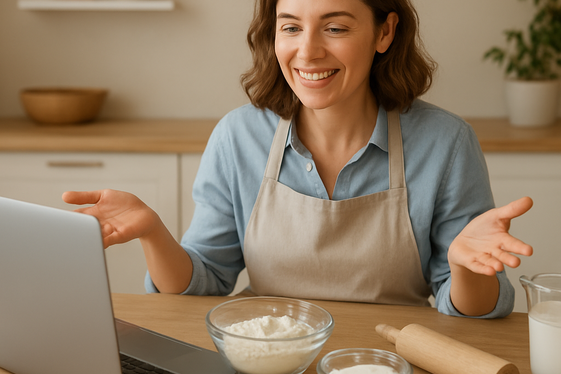 Offer Baking Classes and Workshops Online illustration