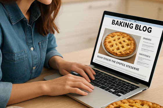 Launch a Baking Blog with Monetized Content illustration