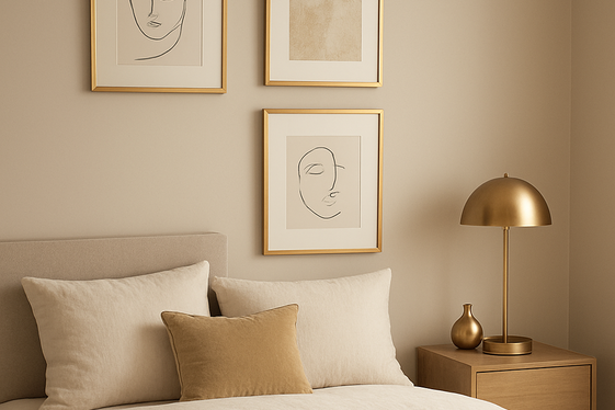 Use Metallic Touches to Add Subtle Glam illustration