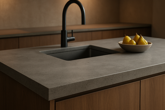 Sleek and Modern Concrete Surfaces illustration