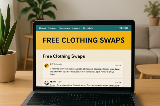 Join Online Clothing Forums and Facebook Groups illustration