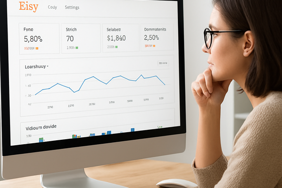Analyzing Sales Data to Grow Your Etsy Business illustration