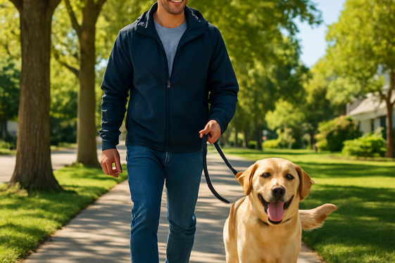 Dog Walk or Pet Sit for Neighbors illustration
