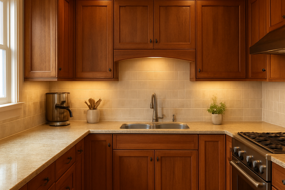 Warm Wood Cabinetry for a Classic Look illustration
