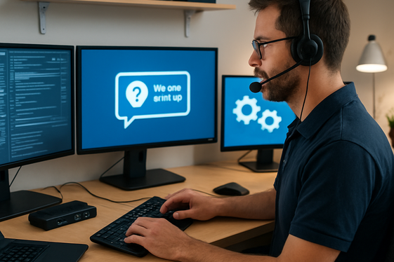 Technical Support Roles with Step-by-Step Procedures illustration