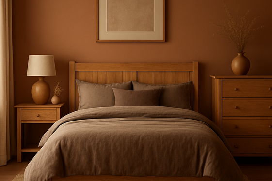 Embrace Warm Earth Tones for a Soothing Atmosphere illustration