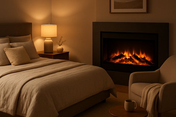 Add a Cozy Fireplace or Heater for Warmth illustration