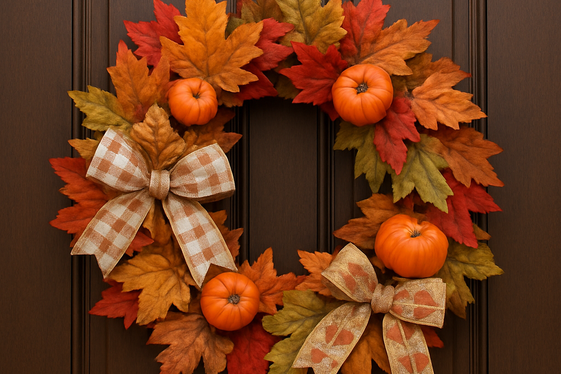 Personalized Fall Wreaths for Front Doors illustration