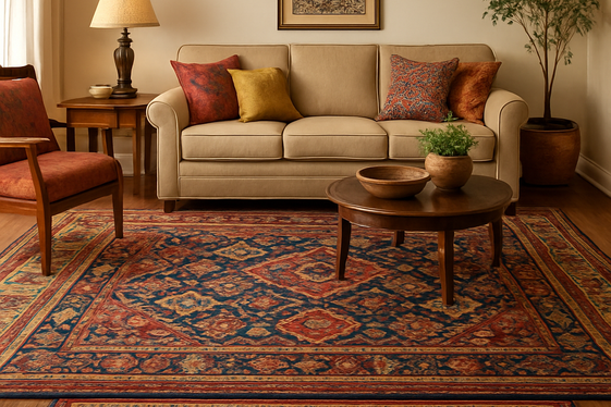 Add Traditional Indian Rugs for Warmth and Style illustration