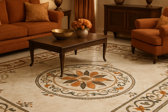 Utilize Indian Marble and Stone for Luxurious Flooring illustration