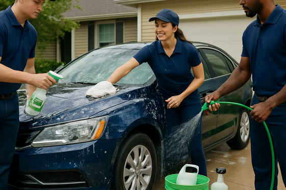 Mobile Car Wash Franchise Opportunities illustration