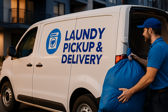 Laundry and Dry Cleaning Pickup Franchise illustration