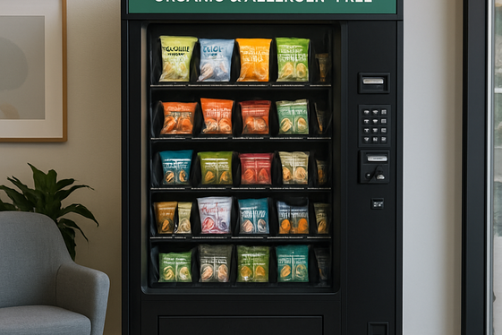 Healthy Snack Vending Franchise Businesses illustration