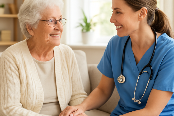 Senior Care and Companion Services Franchise illustration