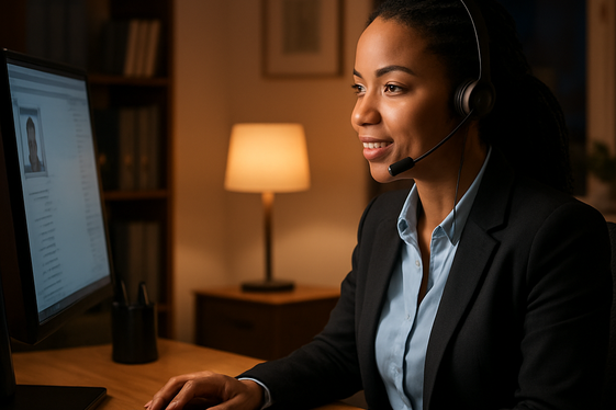 Virtual Customer Service Representative for US Companies illustration