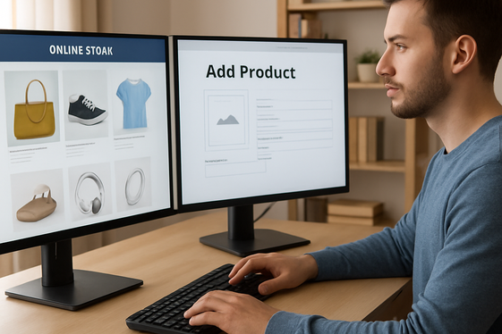 E-commerce Product Lister for Online Retailers illustration