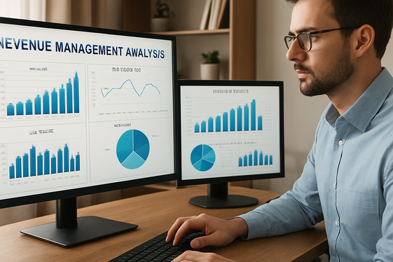 Remote Revenue Management Analyst illustration
