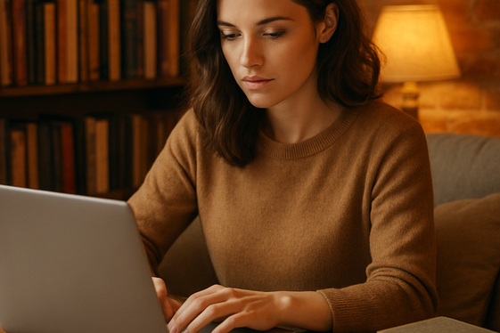 Remote Hospitality Content Writer and Blogger illustration