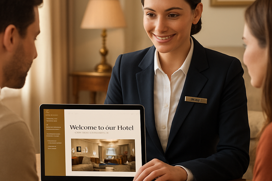 Virtual Concierge Services for Hotels illustration