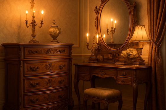 Incorporate Antique or Vintage Furniture Pieces illustration