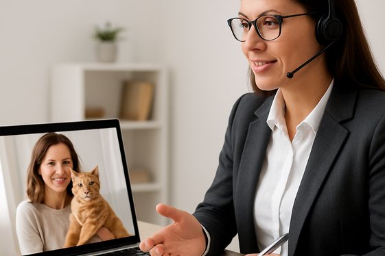 Offering Pet Behavioral Consultation Online illustration