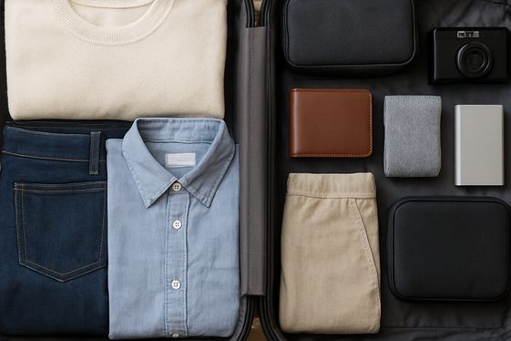 Pack Smart and Travel Light illustration