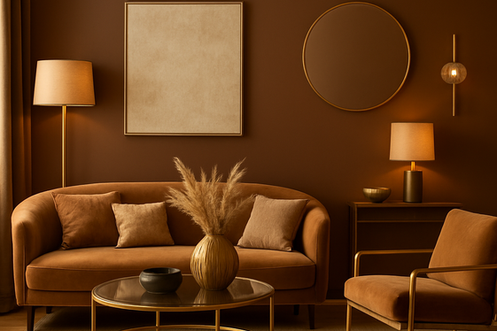 Choosing the Right Brown Shades for Your Living Room illustration
