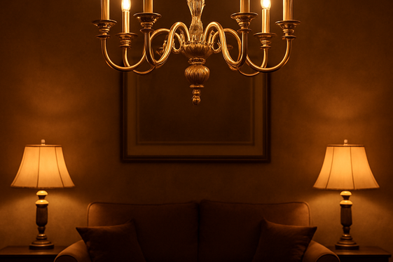 Incorporating Gold Accents Through Lighting Fixtures illustration