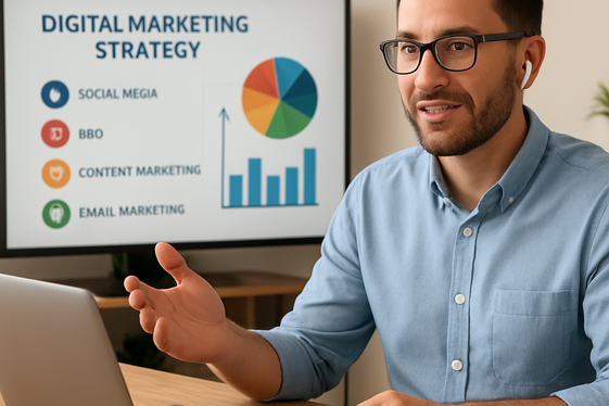 Digital Marketing Consultant Roles illustration