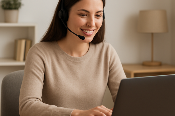 Remote Customer Service Careers illustration