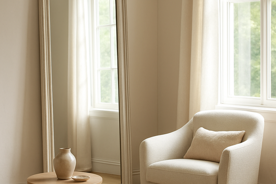 Add a Floor Mirror to Expand Space Visually illustration