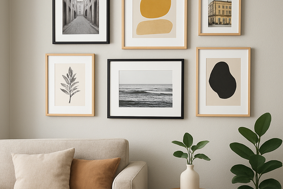 Design a Small Corner Gallery Wall illustration