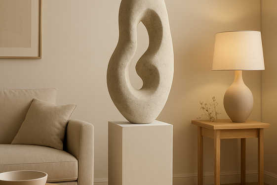 Display Art or Sculptures to Enhance Visual Interest illustration