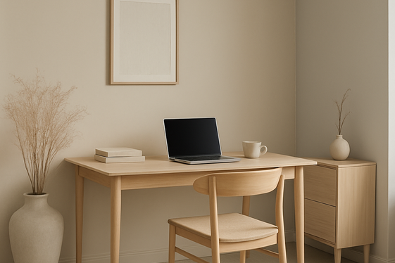 Incorporate Neutral Color Palettes for Calm Ambiance illustration