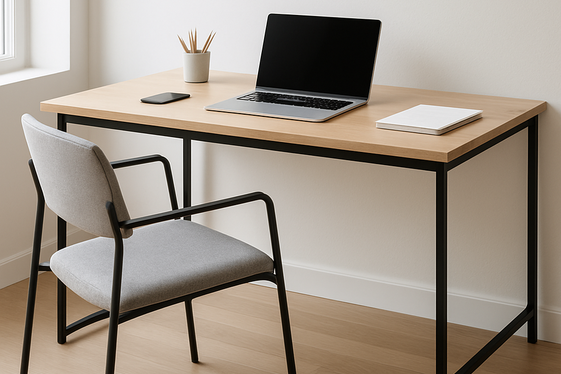Choose Streamlined Furniture with Clean Lines illustration