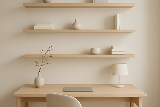 Utilize Floating Shelves to Maximize Space illustration