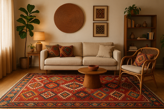 Choosing Ethnic Rugs to Anchor Your Living Space illustration