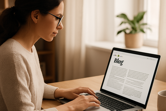 Freelance Proofreader for Blogs and Websites illustration