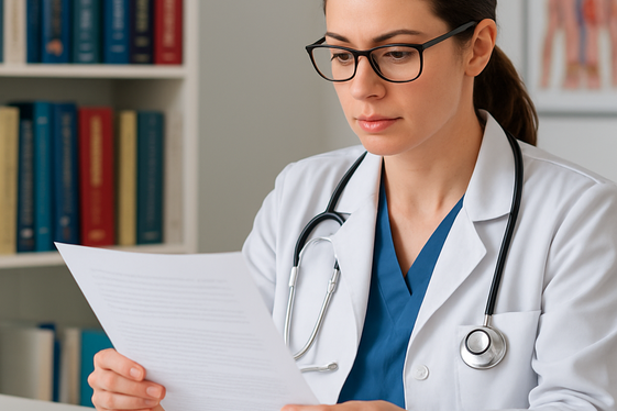 Medical Document Proofreader Assistant illustration