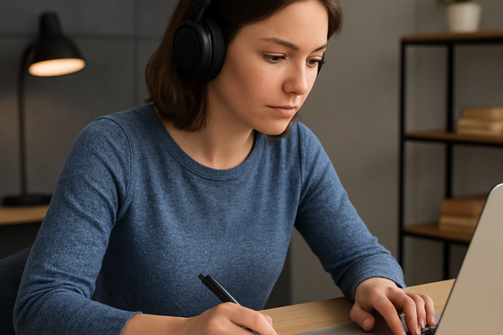 Proofreader for Transcription Services illustration