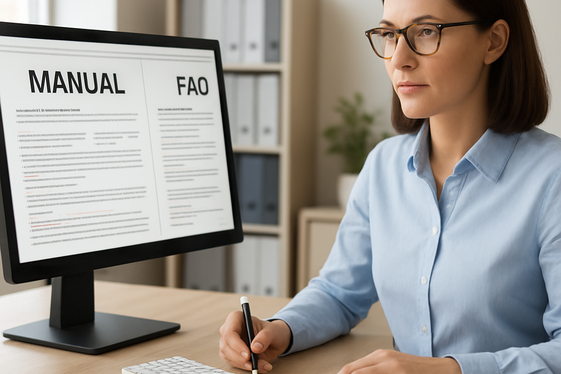 Proofreading Customer Support Documents illustration