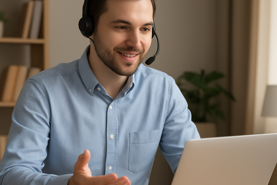Remote Technical Support Agent illustration