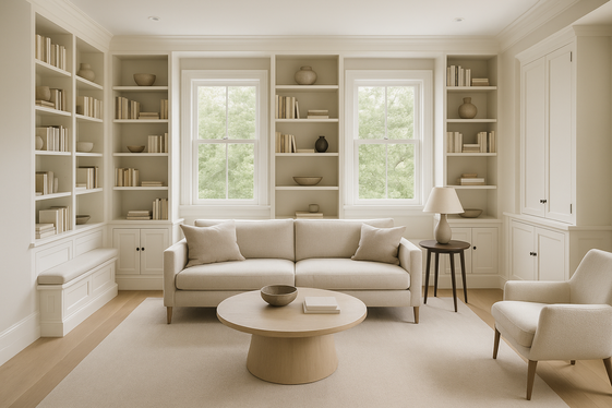 Incorporating Built-In Storage for Clutter-Free Spaces illustration